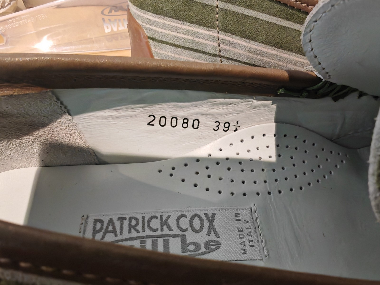 Rare Patrick Cox Men’s Shoes Loafers EU39.5/US6.5/UK5.5 Made in Italy Collector
