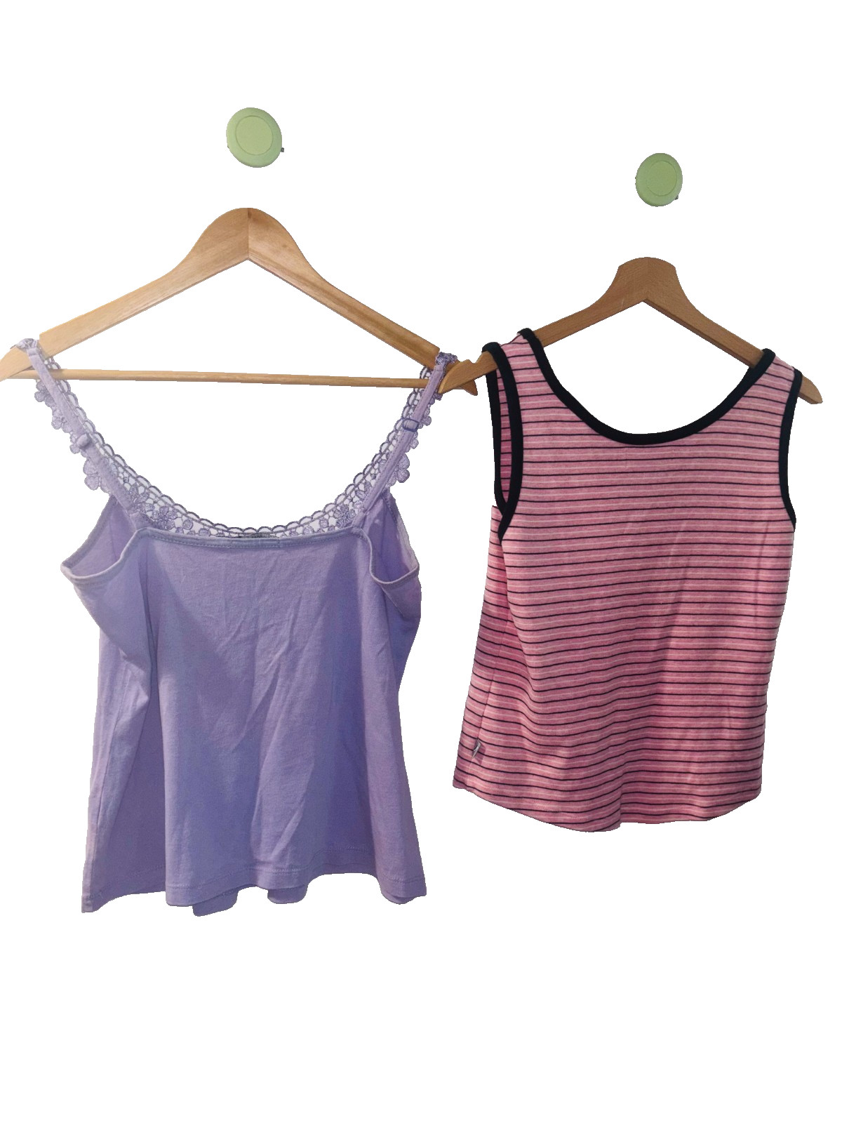 BHS Womens Vest Top Bundle, Pink & Lilac , Size 12, Summer Casual Wear