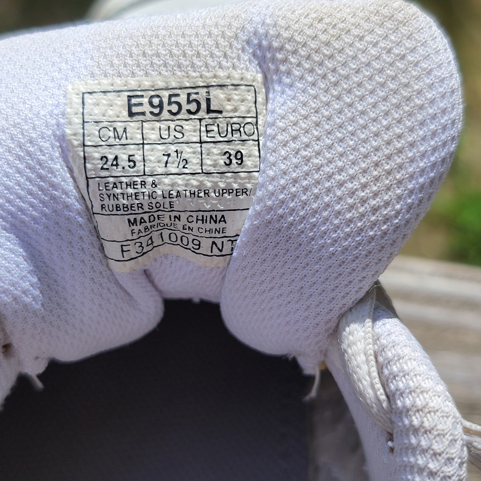 Asics Gel Dedicate E955L Tennis Pickleball Court Shoes W7.5 Nonmarking Sole