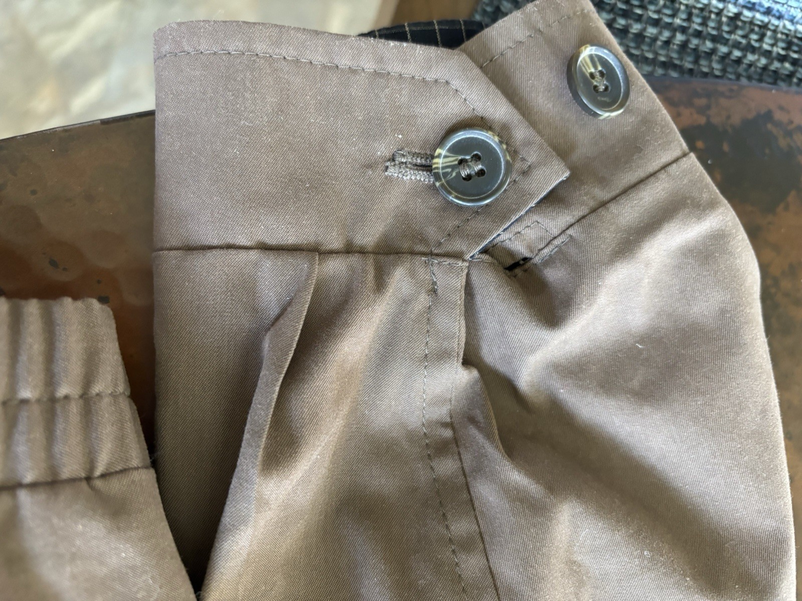 LONDON FOG MENS 2XL Zippered Brown Jacket/Water Repellent/NWT/2 Pockets/HOPKINS