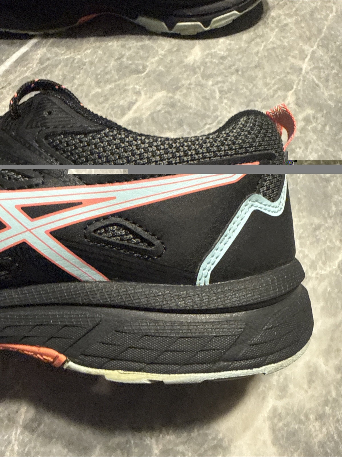 Asics Gel-Venture 8 Black Synthetic Mesh Running Sneakers Shoes Women’s Size 9