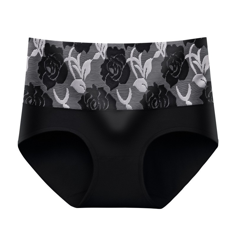 3 Pack Ladies Cotton Tummy Control Panties Leak Proof Underwear Women High Waist