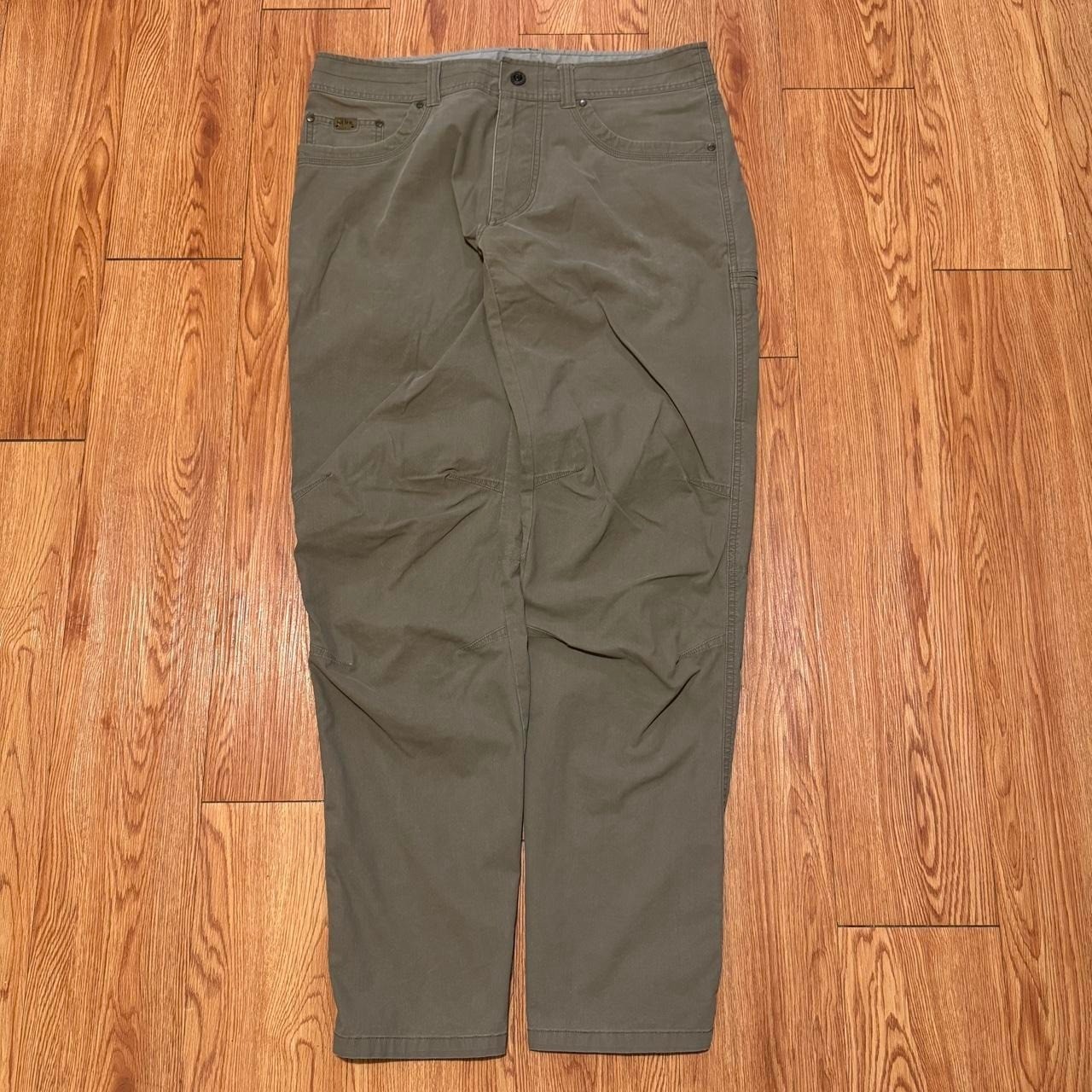 Kuhl Men’s Pants Revolvr Gorpcore Hiking Outdoors Tan Measures 36×33