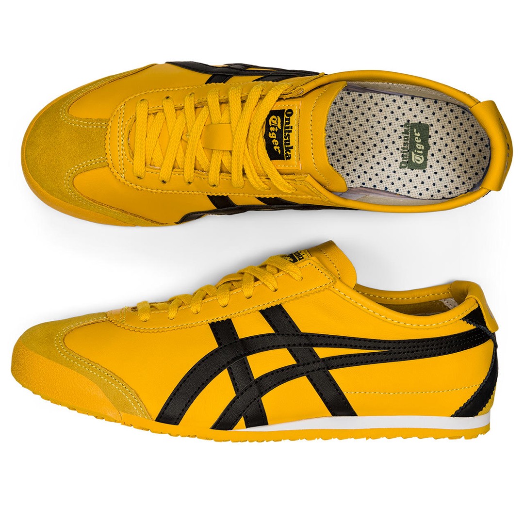 New Authentic Onitsuka Tiger MEXICO 66 YELLOW BLACK Sneaker Shoes 1183C102-751