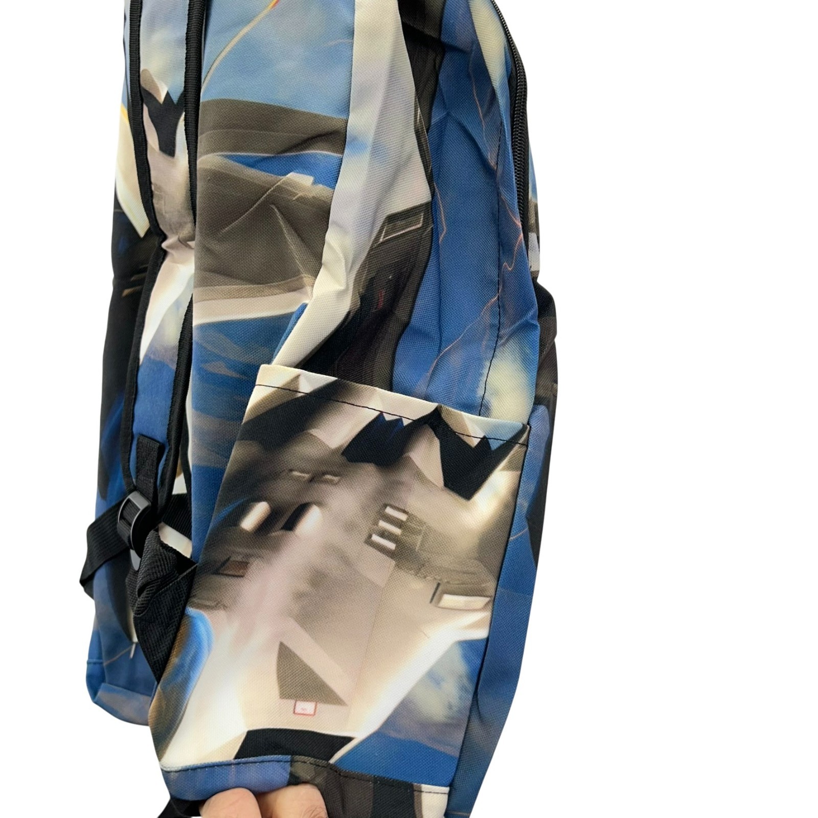 U.S. Air Force F-22 Raptor in The Sky Travel Backpack with Adjustable Straps