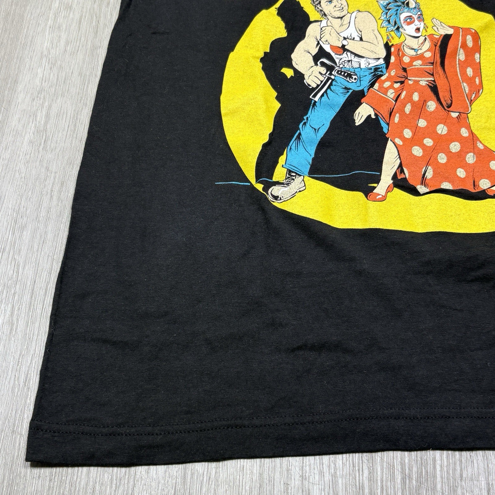 Small Big Trouble in Little China Graphic T-Shirt Comic Book Style Movie