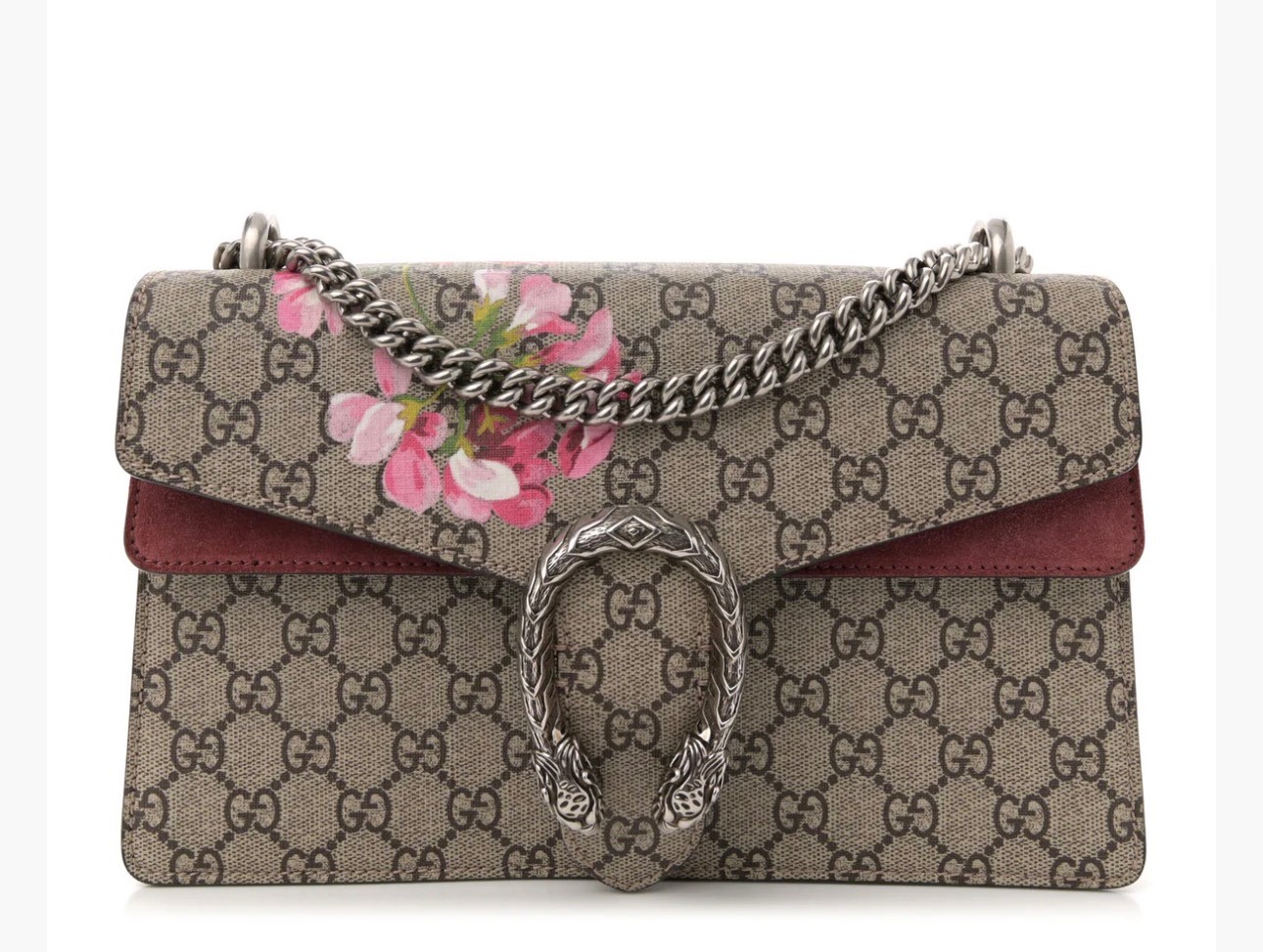 Gucci Dionysus Bag Blooms Print GG Coated Canvas Small