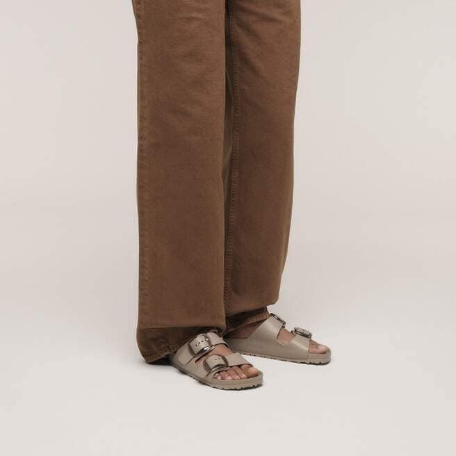 Birkenstock EVA Arizona Big Buckle Sandals – Gray Taupe, NWT Authentic
