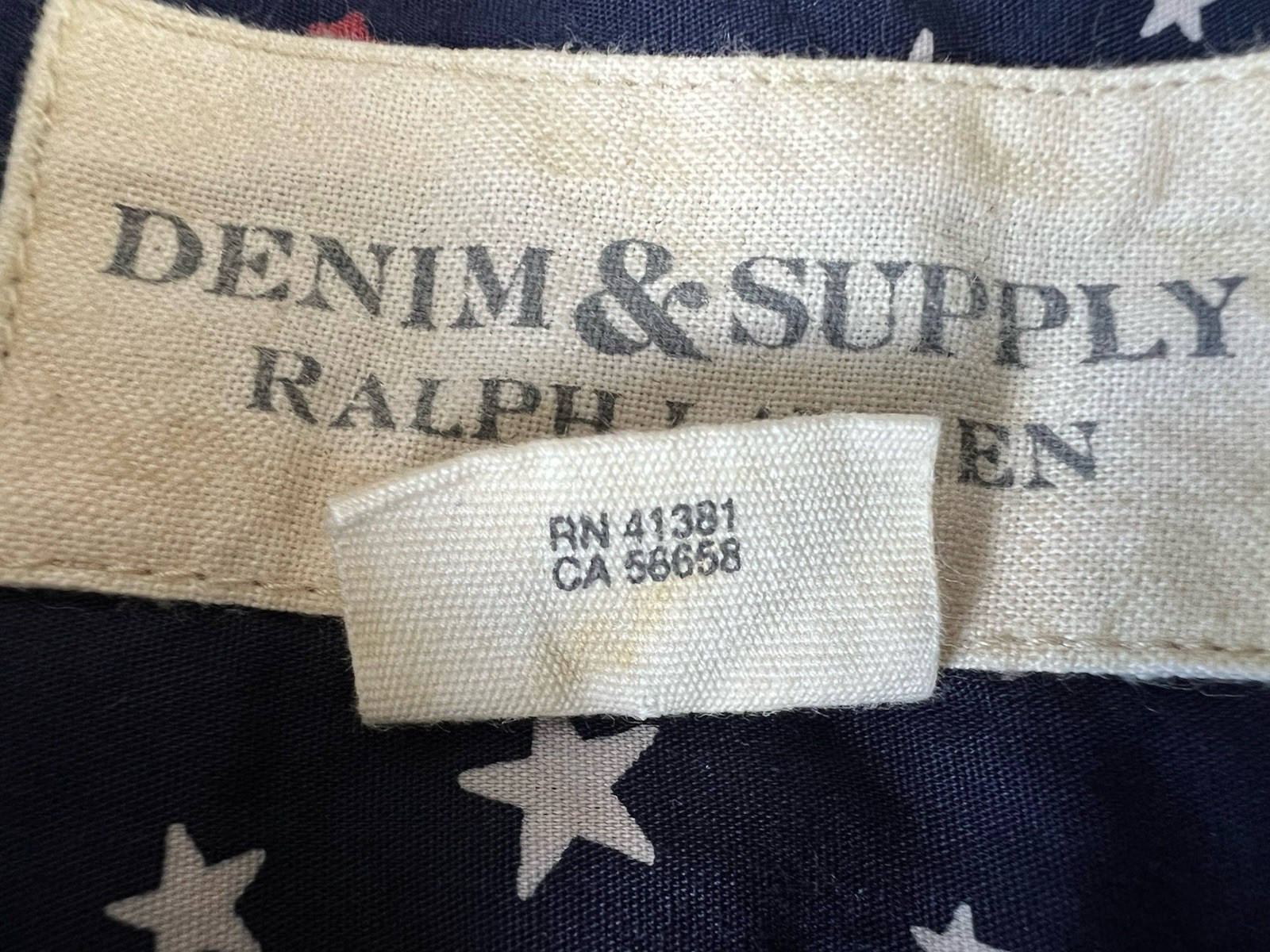 Denim & Supply Ralph Lauren Button Down Shirt Men’s XL Blue S. Sleeve Americana