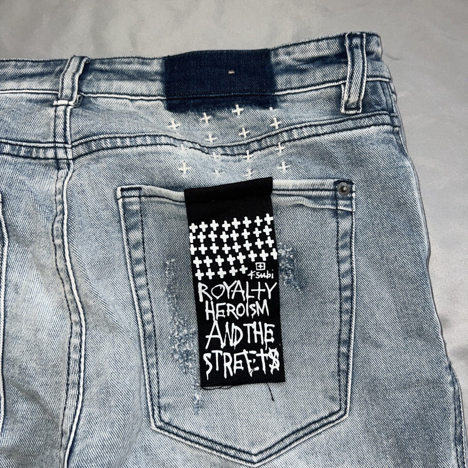 KSUBI Van Winkle Trashed Dreams Men’s 32×32 Designer Jeans
