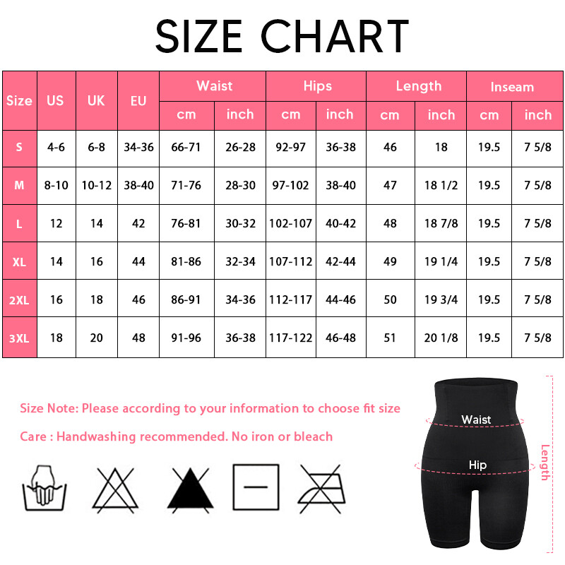 2 Pack Women Slim Tummy Control Shapewear Shorts Body Shaper High Waist Pants US