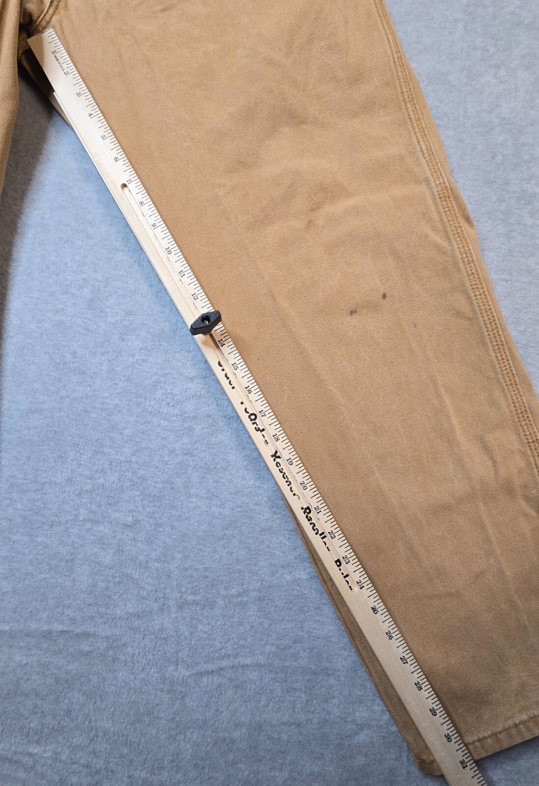 Vintage Dickies Carpenter Pants Tan Canvas Heavyweight Workwear Mens Size 38×30