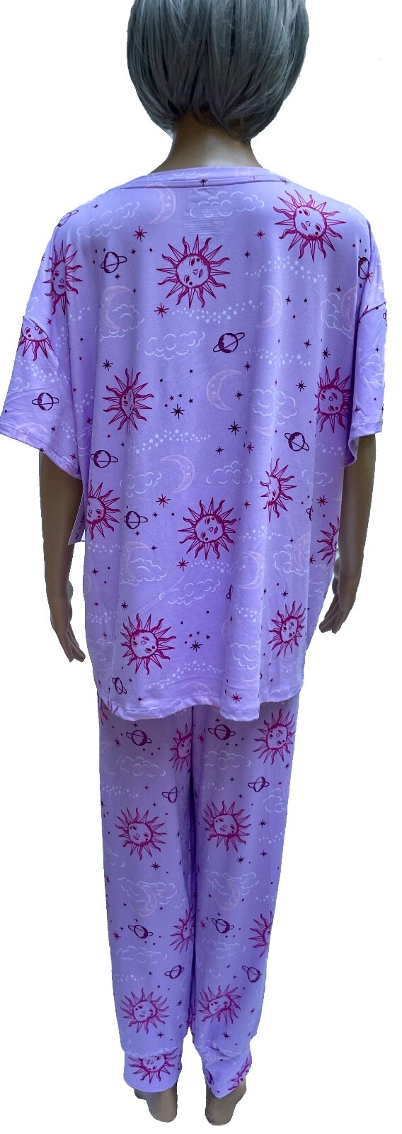 Joyspun Women’s Soft Pajamas Short Sleeve Long Bottoms 5 Variations Plus, Reg Sz