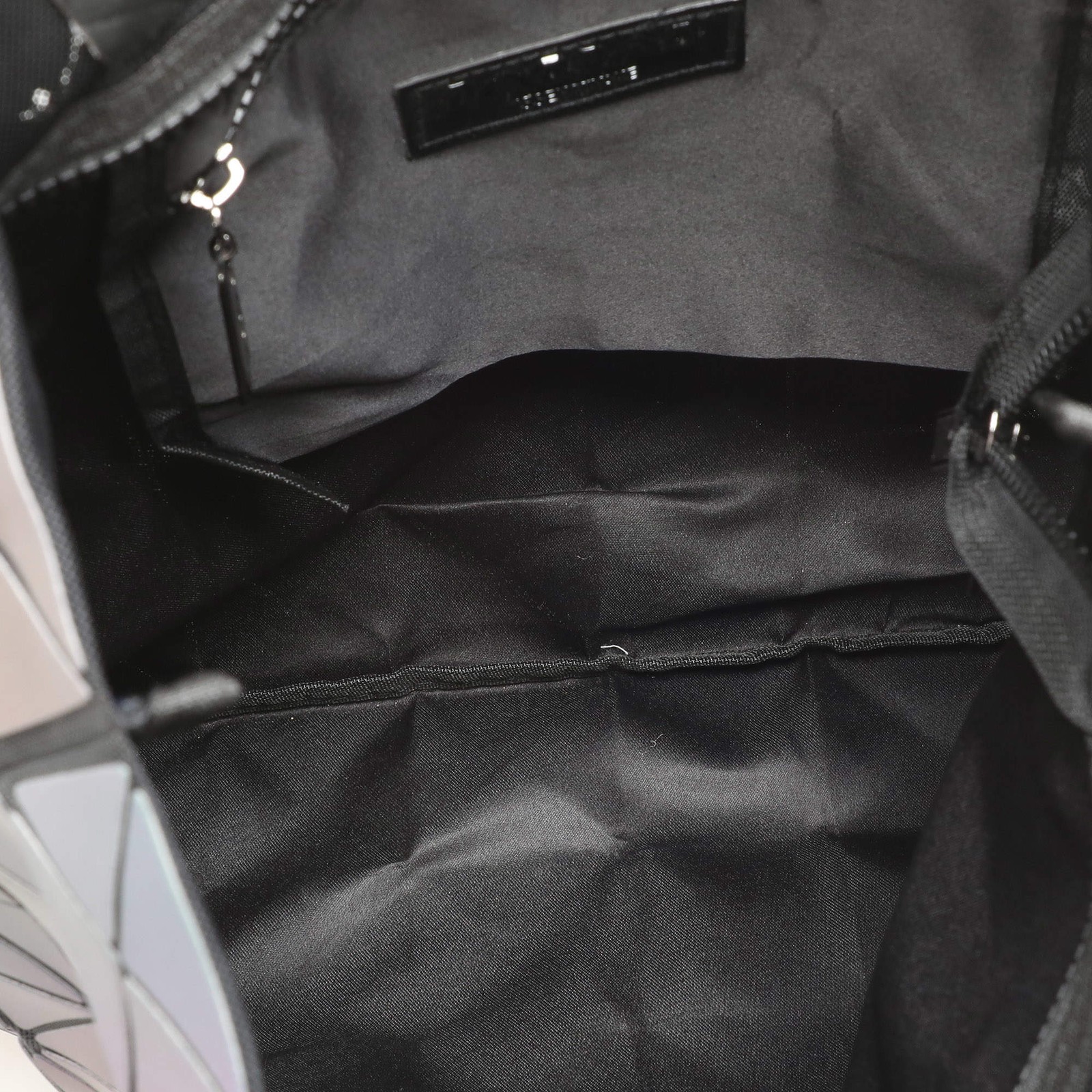 Issey Miyake Multicolor Iridescent Effect Synthetic Leather and Mesh Bao Bao