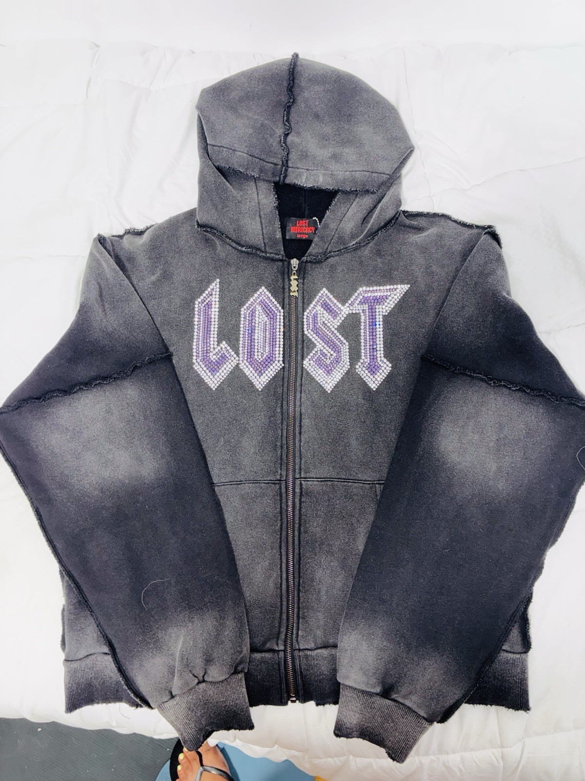 Lost Intricacy Purple Hoodie