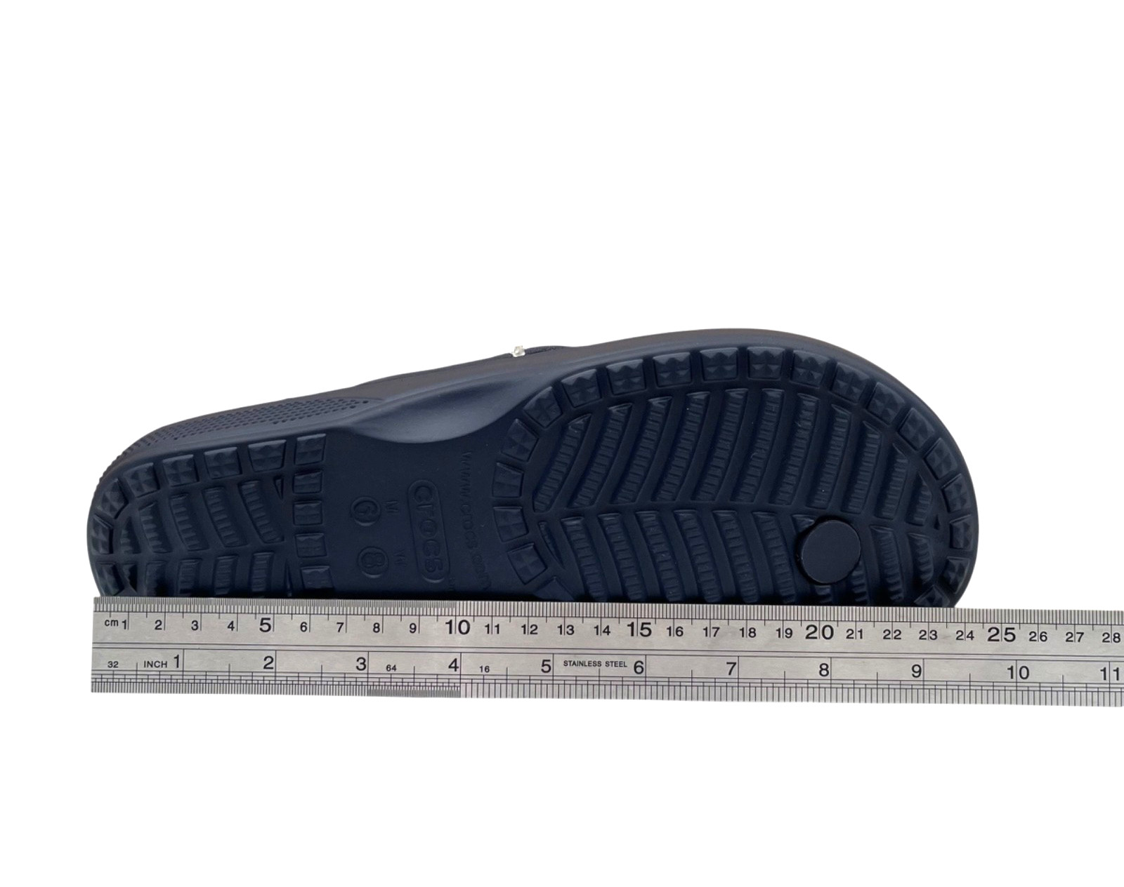 Crocs Baya II Women’s Flip Flop Sandals Size 8 Navy Blue Lightweight Flexible