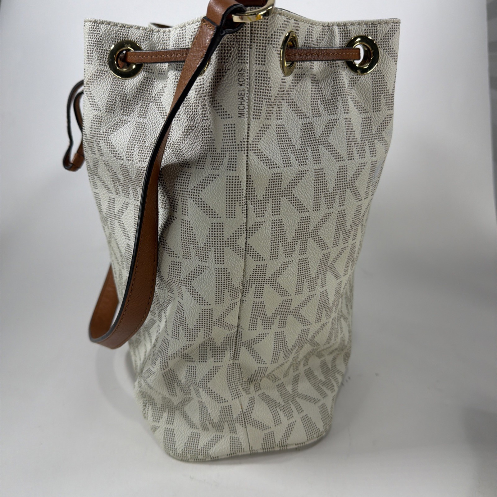 MICHAEL KORS MK Logo Drawstring Handbag