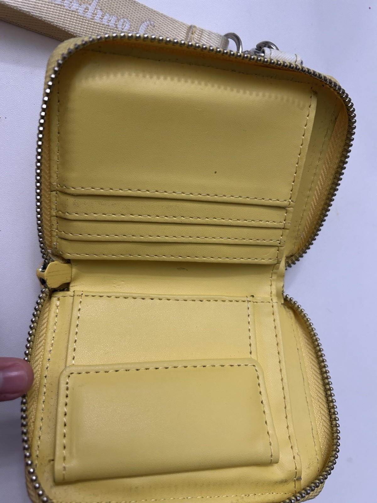 Sanrio Pompompurin Heart Half Wallet with Strap