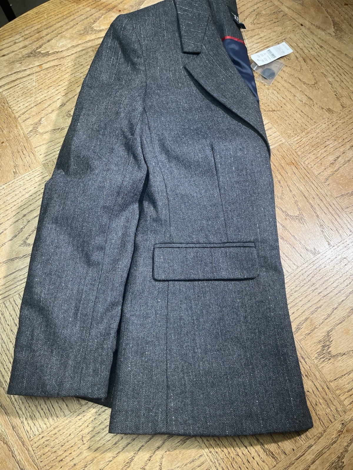 J.Crew Mario Bellucci Italian Wool Tweed Blazer Two Buttons Size 6 NWT $319