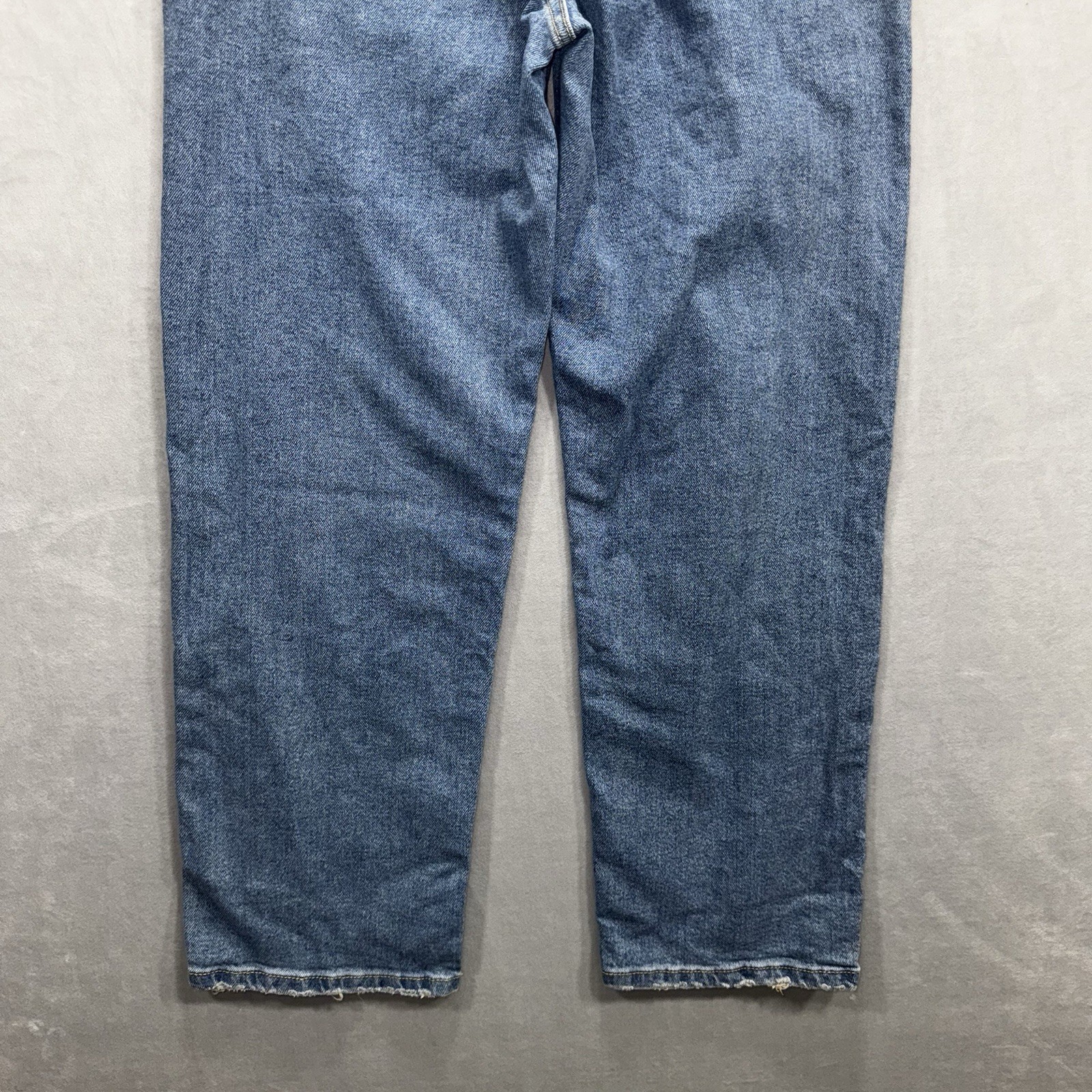 Wild Fable Highest Rise Straight Jeans Sz 6 Blue 5-Pocket Button Fly Medium Wash