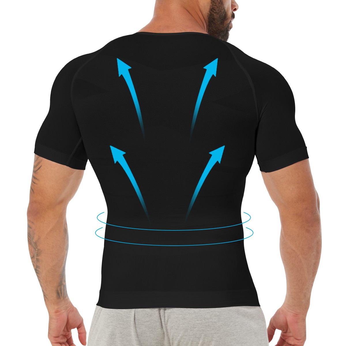 Men Body Shaper Slim Tummy Control Compression Shapewear Spors Workout Tank Top