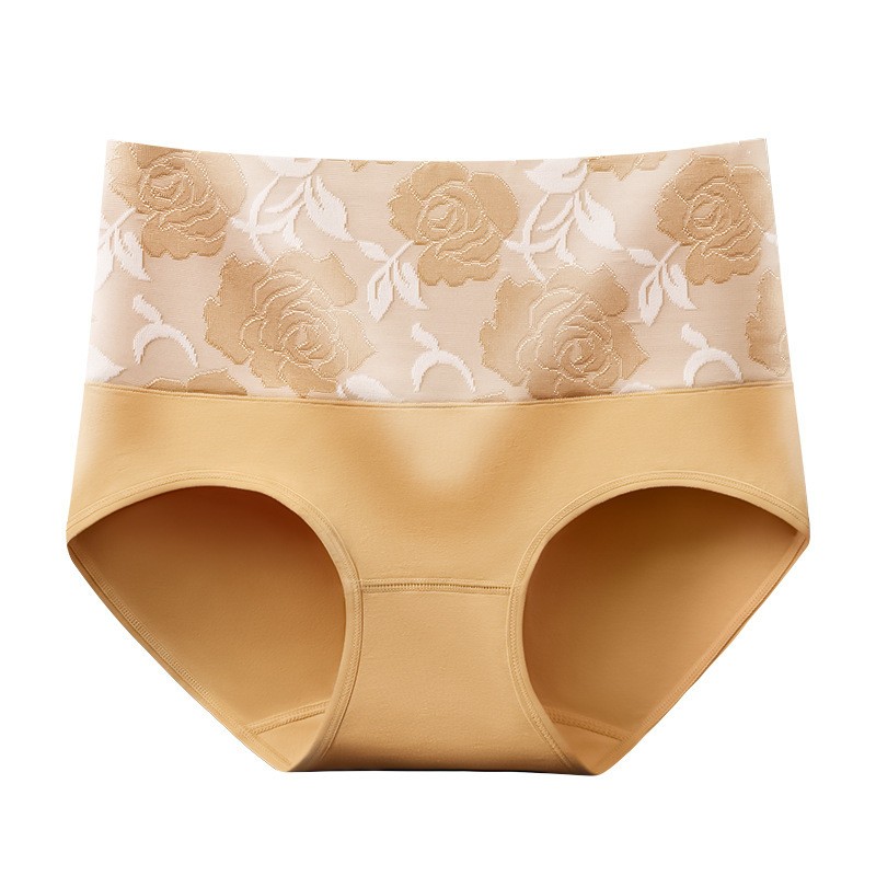 3 Pack Ladies Cotton Tummy Control Panties Leak Proof Underwear Women High Waist