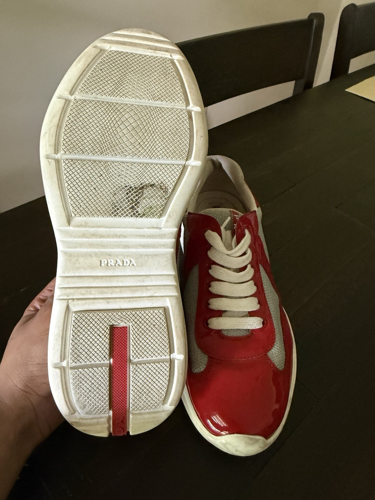 PRADA America’s Cup Size EU 41, Men’s 7.5/8 Women’s 10/10.5 4E3400