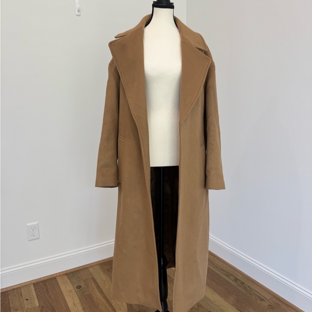 Banana Republic Camel Belted Long Coat