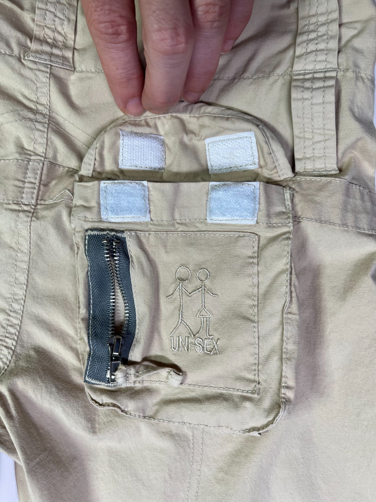 Pete & Greta Size 0 Cargo Pants Tan Cotton *Flaw