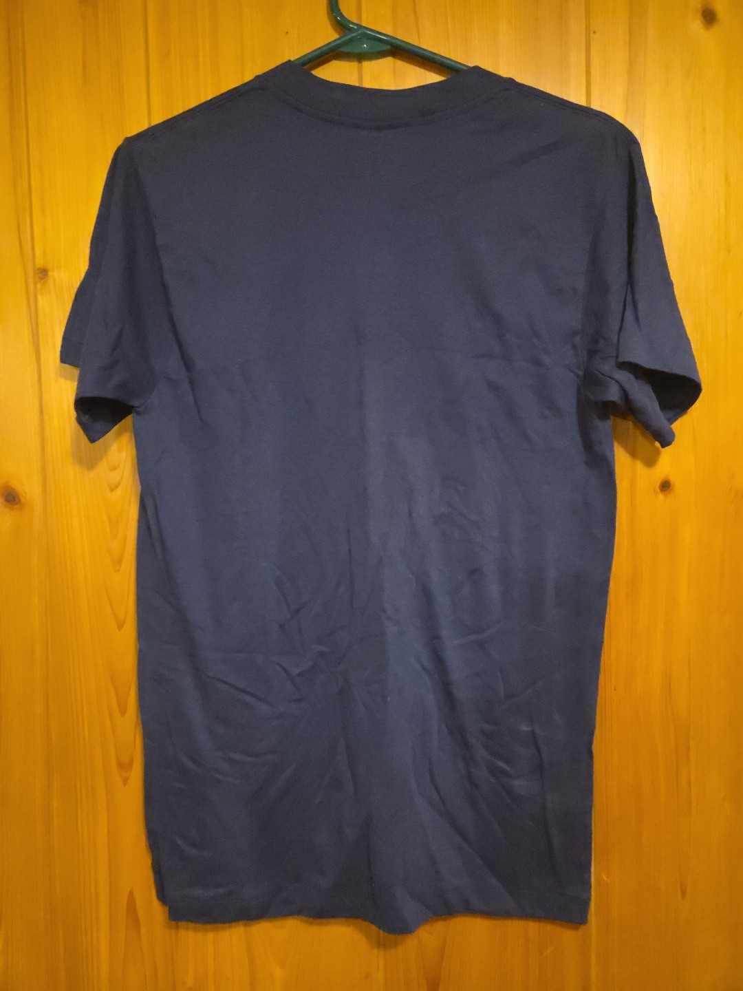 True Vintage VIRGINIA Large Navy Blue Single Stitch T-shirt 18×28 CHED By ANVIL
