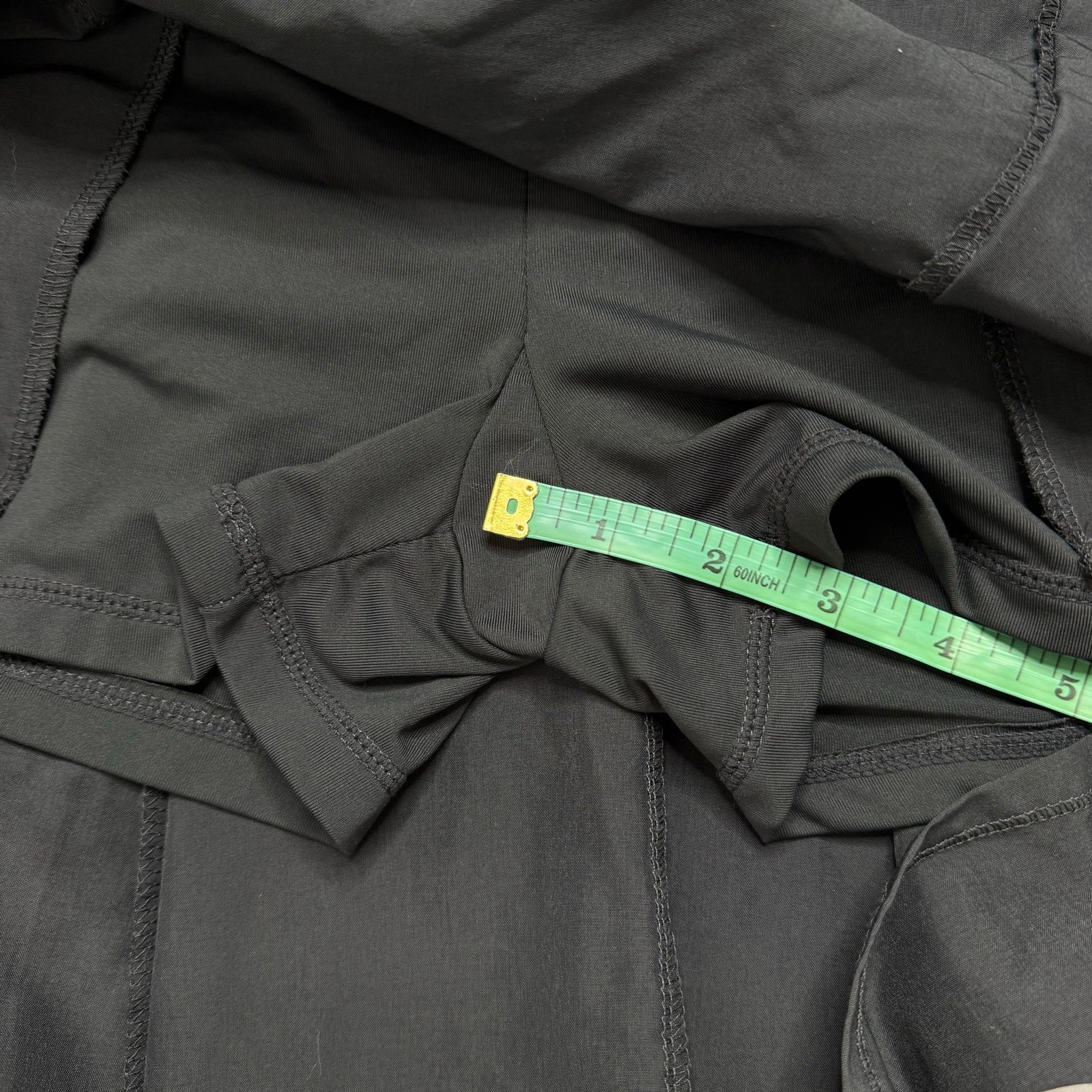 FREEDOM TRAIL Kyodan Charcoal Gray Tennis Golf Skort Size Large Zipper Pockets