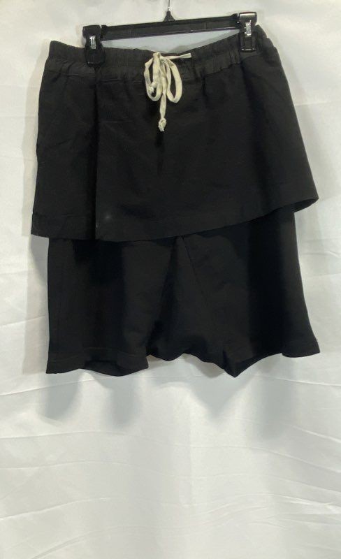 Rick Owens Men’s S/S 15 Faun Pod Shorts Dark Dust Layered Kilt IT 52