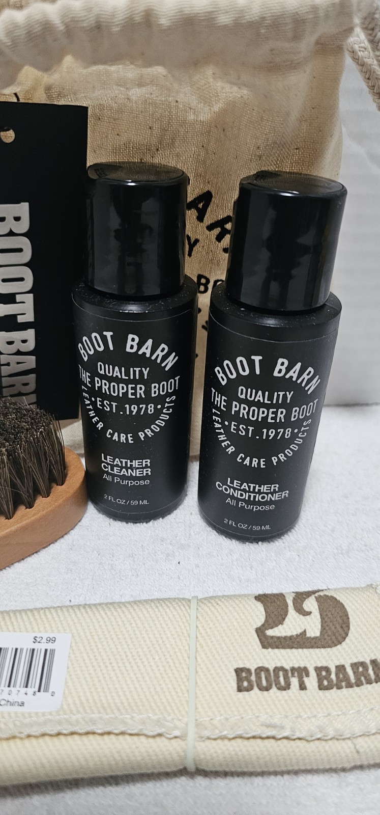 The Boot Barn Leather Care Kit 5 pc set