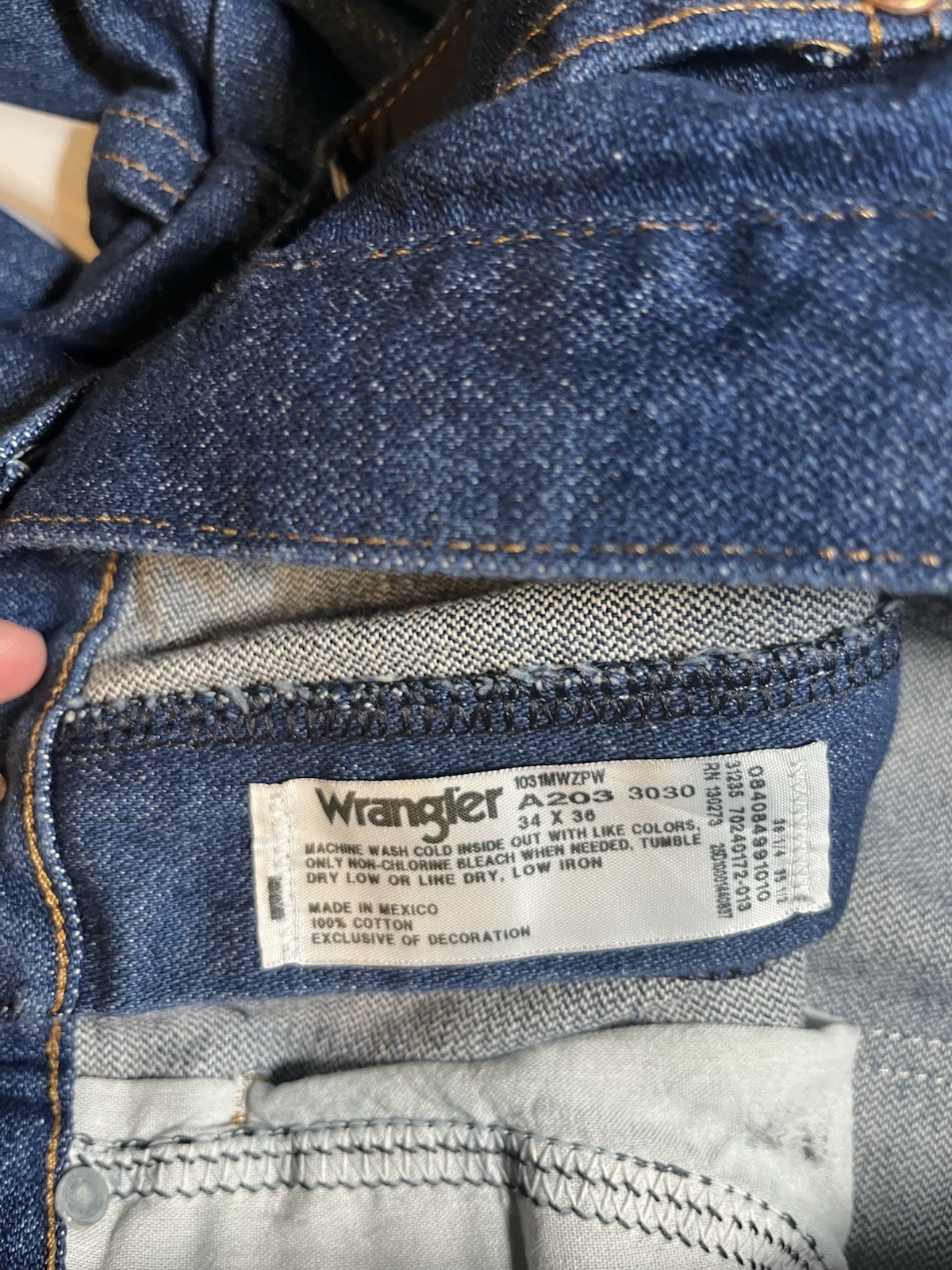 Wrangler Jeans Men 34×36 13mwz