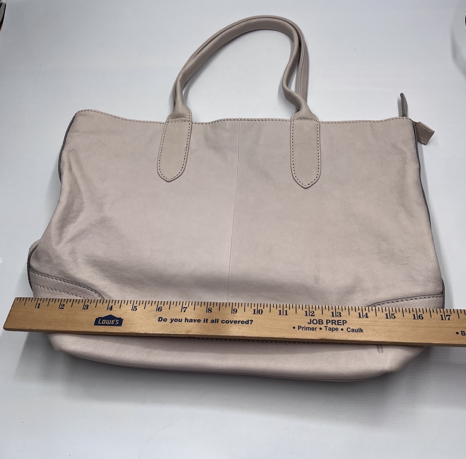 Frye Leather Tote Bag Large Women’s Double Handles Solid Shoulder Handbag