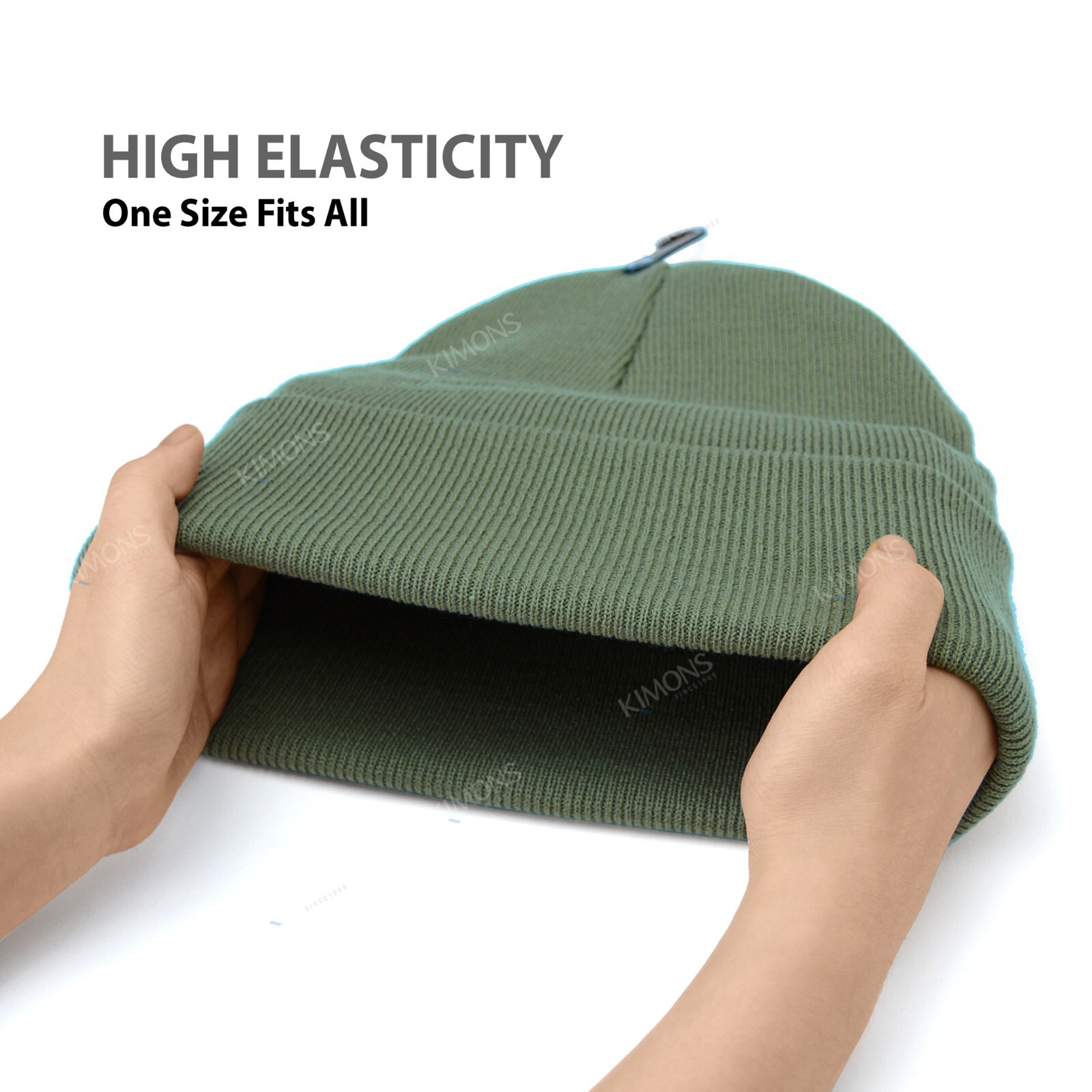 Beanie Hat Cap Solid Plain Knit Ski Skully Cuff Winter Warm Slouchy Men Women CF