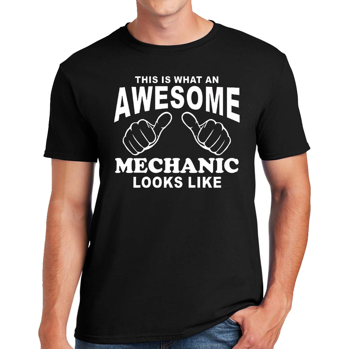 Awesome Mechanic T Shirt Mens Gift Funny Mechanics Present Tee Top