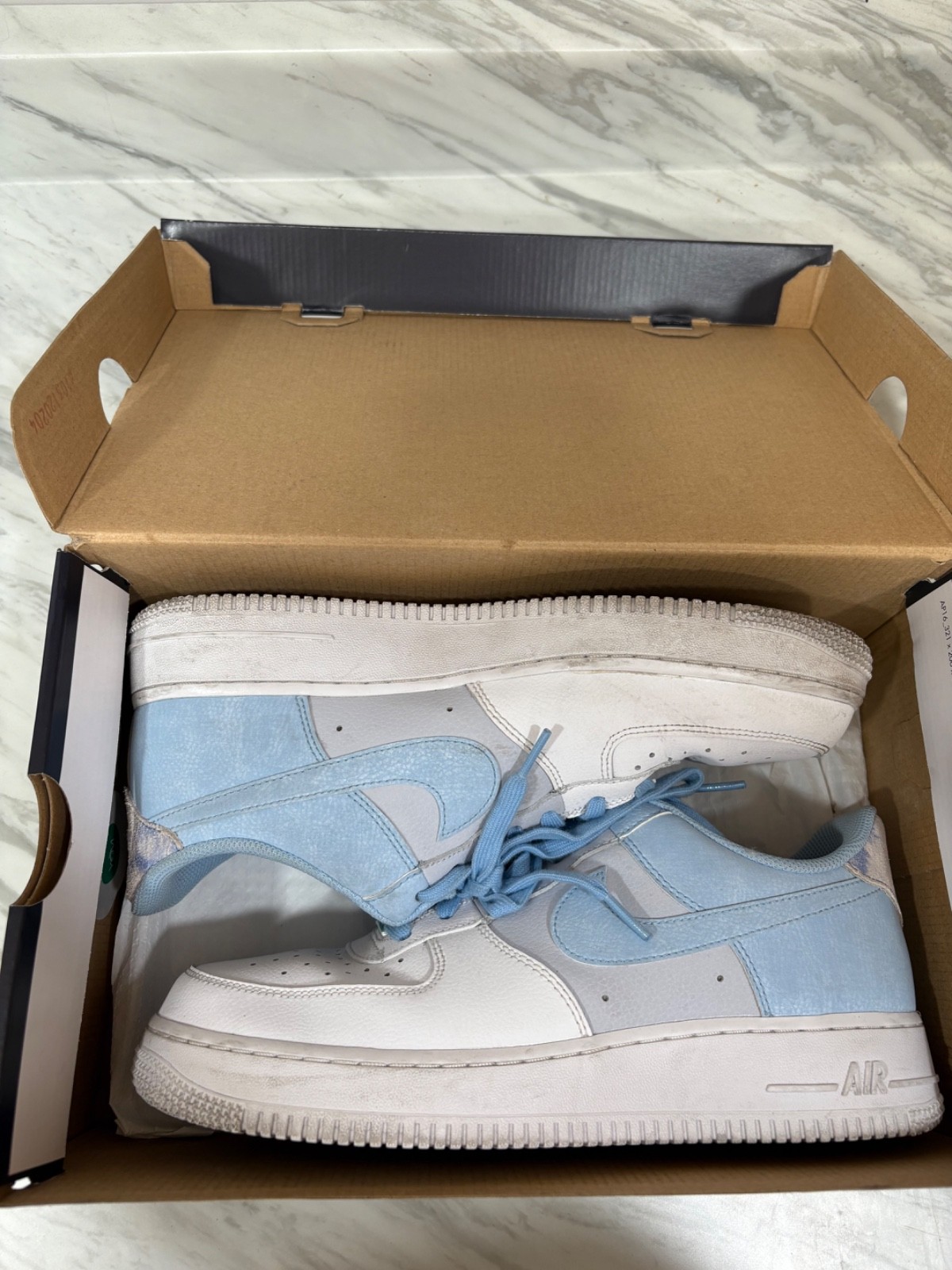 Nike Air Force 1 Low Psychic Blue Size 8.5