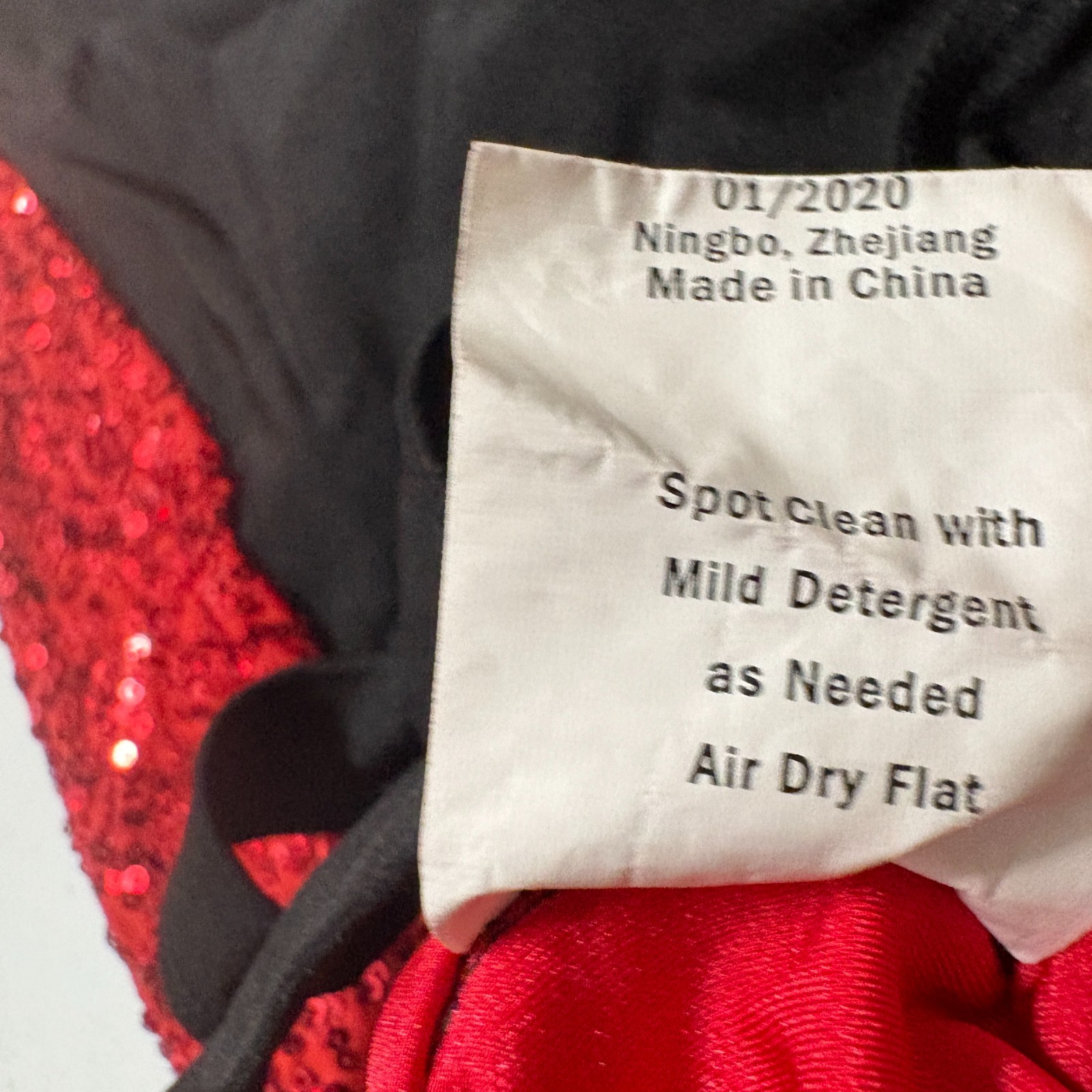 Costume Gallery Sequin Dance Costume LA Red Black Jazz Contemporary Set