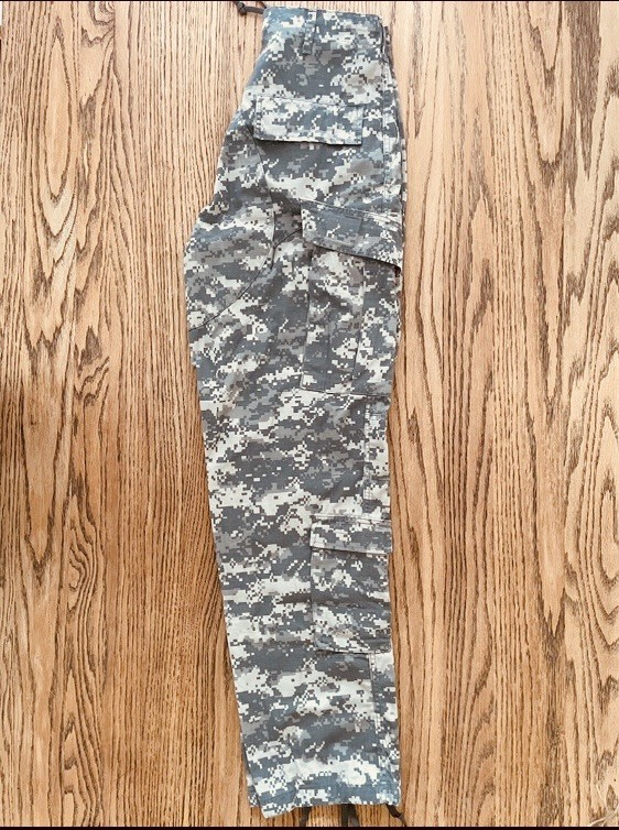Vintage Military Digital Camo Tactical Pants, Small -Long, 32 1/2,by 35 1/2