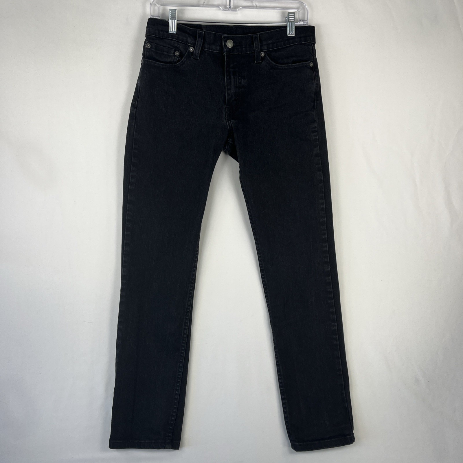 Levi’s 511 Men’s Jeans 29×30 Slim Fit Straight Leg Stretch Denim Black