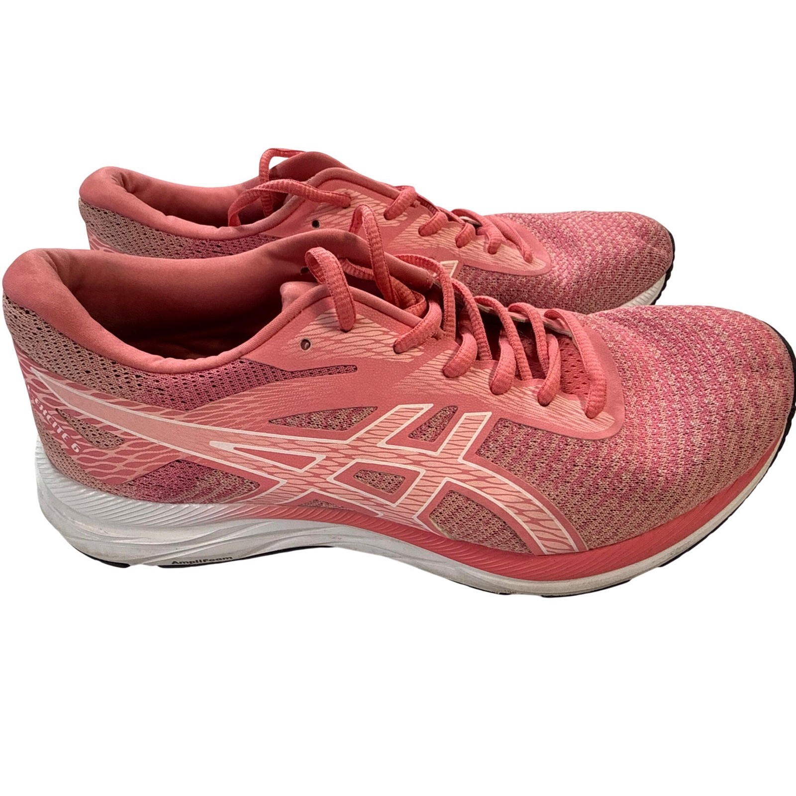 Asics Gel-Excite 6 Running Shoes Womens 9.5 Pink Mesh Athletic Sneakers