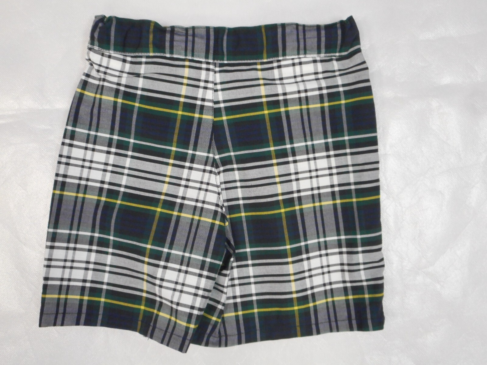 Girls R/K Multi-Color Plaid Box Pleat Culotte Uniform Skort Reg,plu Sz 6 -14 1/2