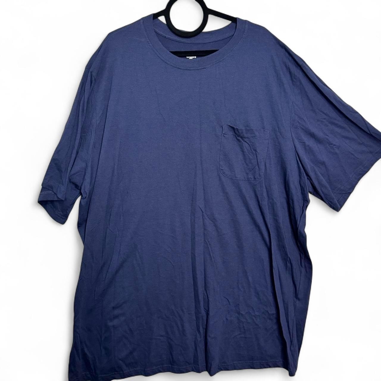 KingSize Men’s 2-Pack Pocket T-Shirts 5XL Tall Purple Navy Big Tall Casual Norm