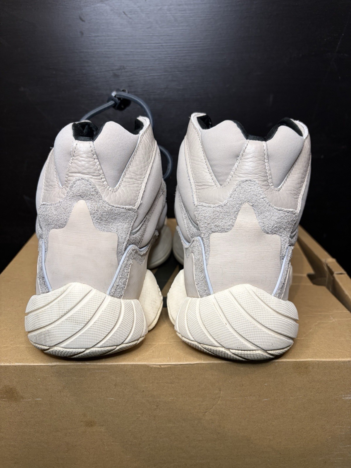 adidas Yeezy 500 High Mist Stone Size 9 Men Used OG All GV7775 100% Authentic!