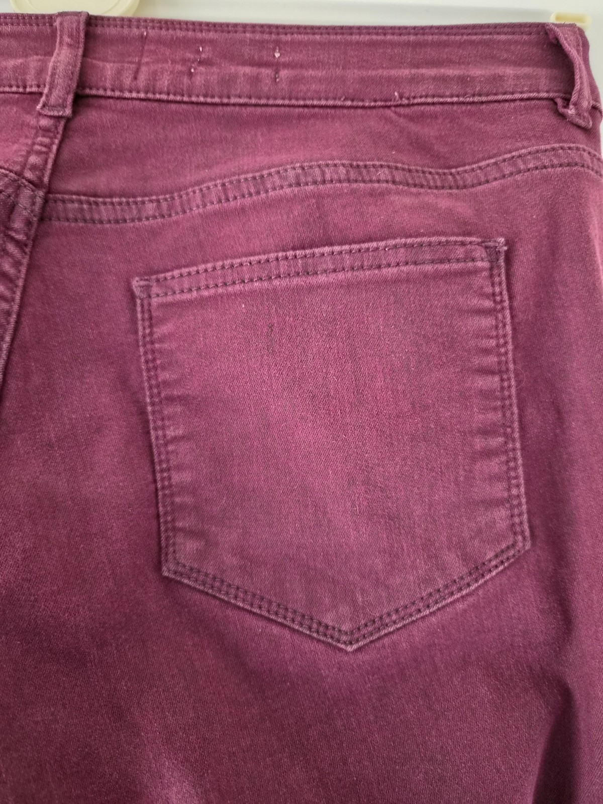 Fat Face Women’s Plum Colour Five Pocket Jegging’ – Size 14 UK Jeans Clothes