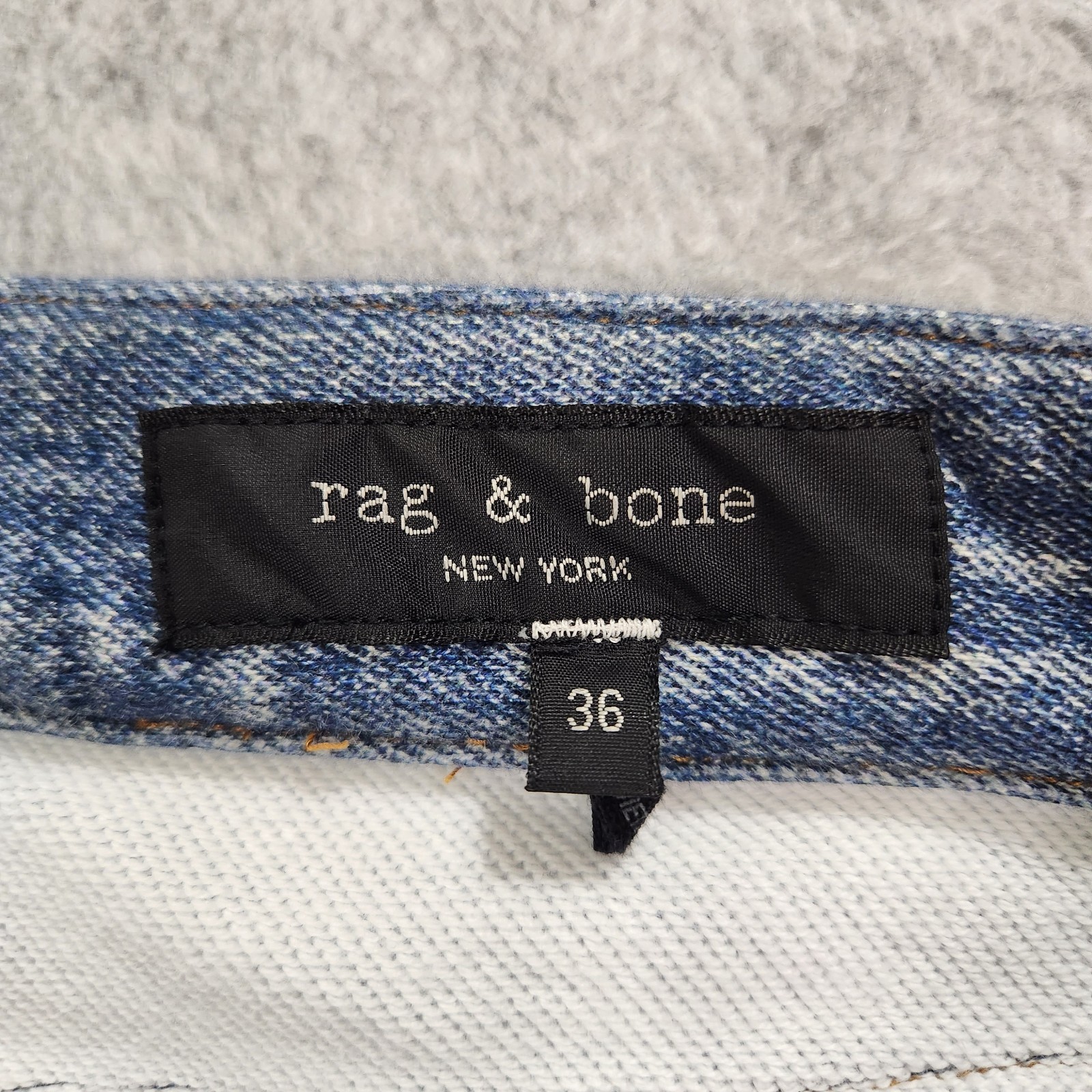 Rag & Bone Pants Mens 36 Blue Dover rb Miramar Fit 4 Straight Leg Cotton Terry
