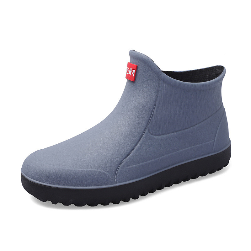 Men’s Short Rain Rubber Boots Waterproof Ankle Deck Shoe Fishing Garden Out Size