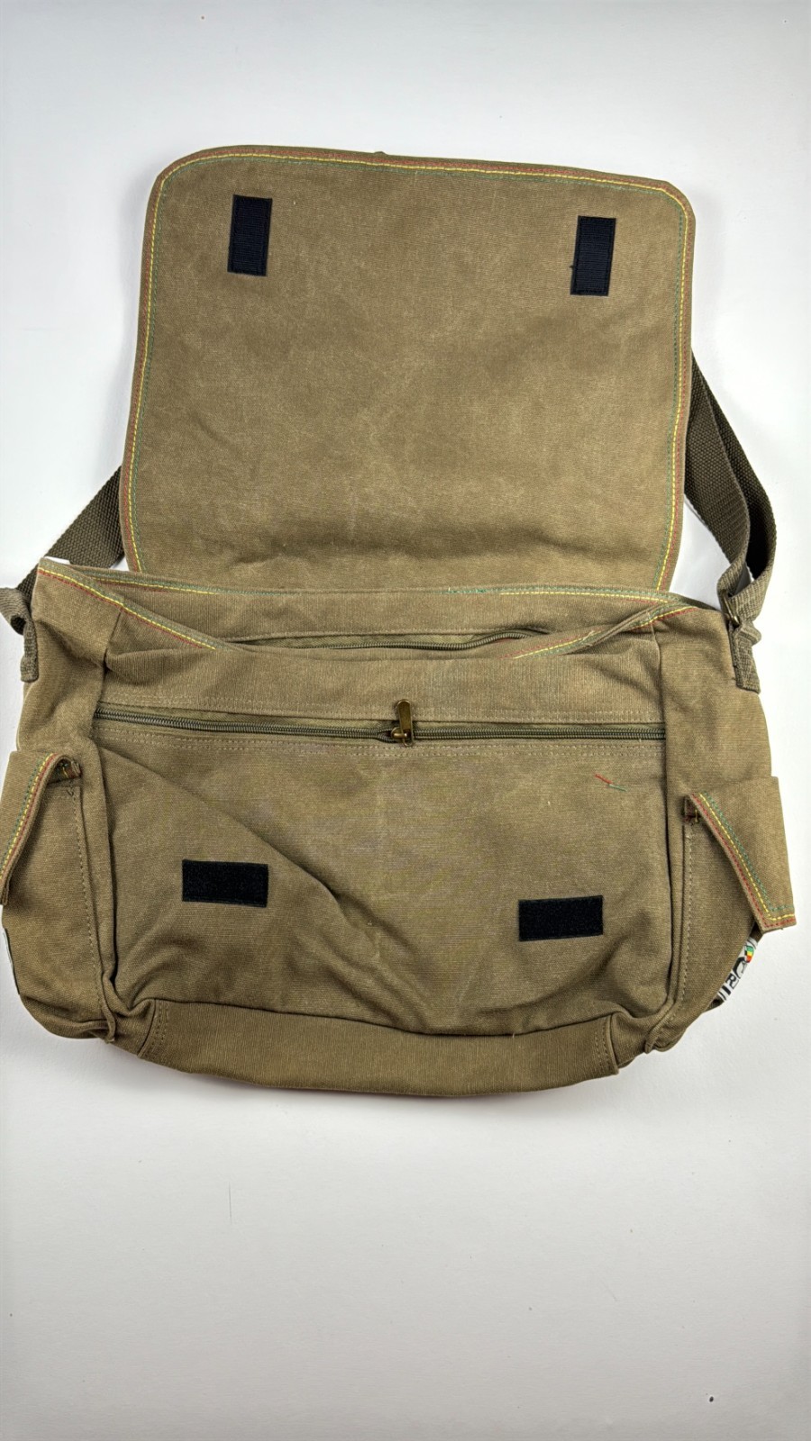 Bob Marley Zion Rootswear Canvas Messenger Bag – Rasta Reggae Satchel