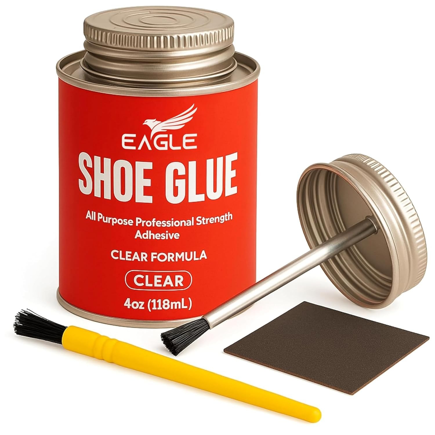 Eagle Shoe Cement – Heavy Duty Shoe Sole Glue for Repair –Strong Waterproof Shoe